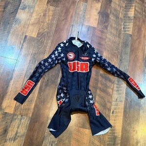 Blue and Red Cycling Jersey XS (6027)